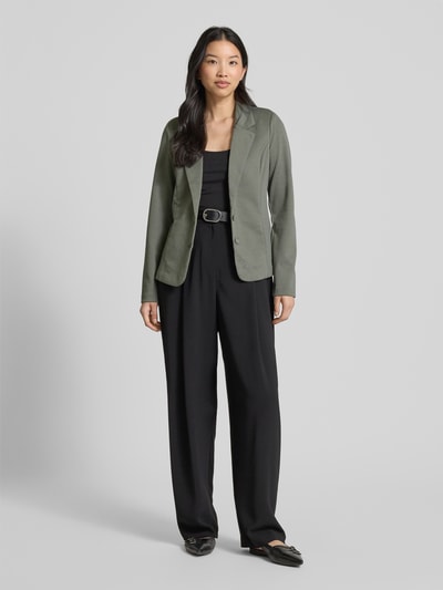 Soyaconcept Slim fit blazer met knoopsluiting, model 'Daniela' Rietgroen - 1