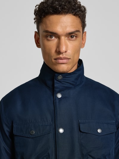 Barbour Regular fit functioneel jack van waterdicht materiaal, model 'OGSTON' Marineblauw - 3