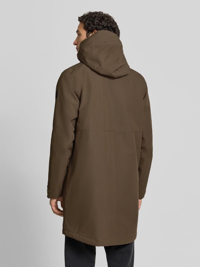 Didriksons Regular Fit Parka mit Kapuze Modell 'Kenny' Dunkelbraun 5