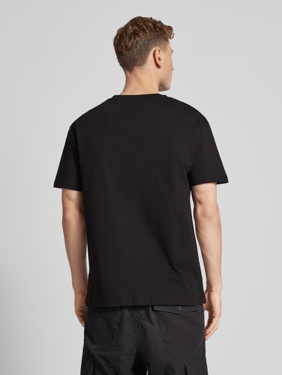 Tommy Jeans T-Shirt mit Label-Print Black 5