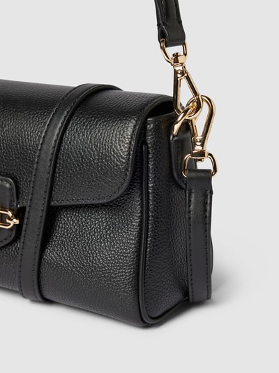 MICHAEL Michael Kors Handtasche mit Label-Applikation Modell 'FLEUR' Black 3