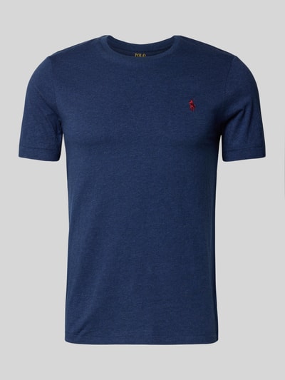 Polo Ralph Lauren T-shirt met logostitching Marineblauw gemêleerd - 2