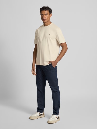 BOSS Regular Fit T-Shirt aus reiner Baumwolle Modell 'TAUT' Offwhite 1