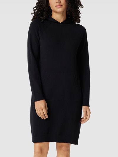 (THE MERCER) N.Y. Knielanges Kleid aus Kaschmir mit Kapuze Black 4
