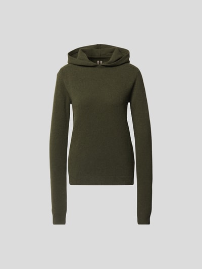 Rick Owens Hoodie aus Kaschmir Khaki 2