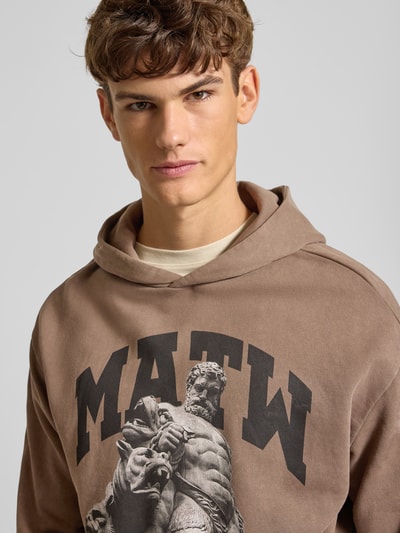 Review X MATW Hoodie met capuchon Middenbruin - 3