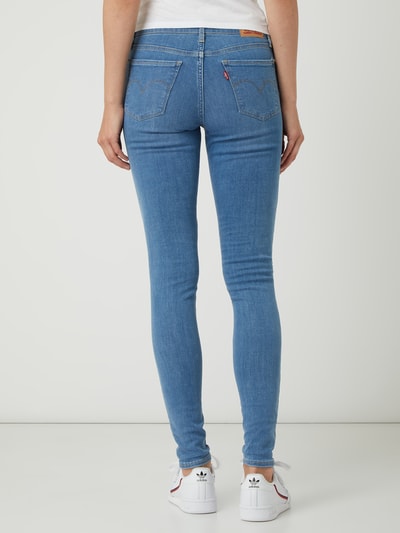 Levi's® Jeansy o kroju super skinny fit z dodatkiem streczu model ‘710’ Jeansowy niebieski 5