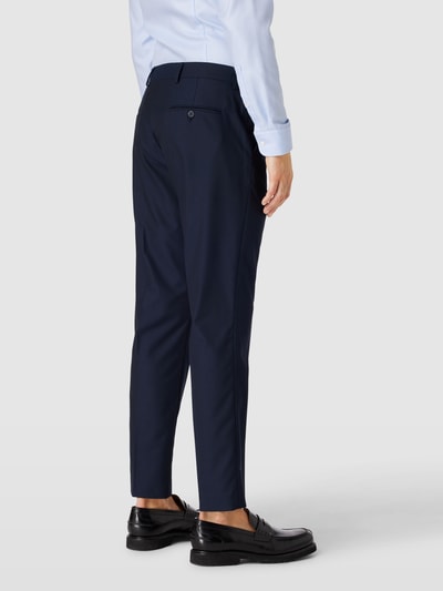 SELECTED HOMME Pantalon met structuurmotief, model 'RYDE' Marineblauw - 5