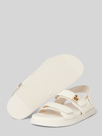 Steve Madden Leren sandalen met labelapplicatie, model 'MONA' Offwhite - 3