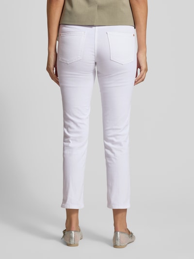 CAMBIO Slim Fit Jeans aus Baumwoll-Mix Modell 'PIPER' Weiss 5