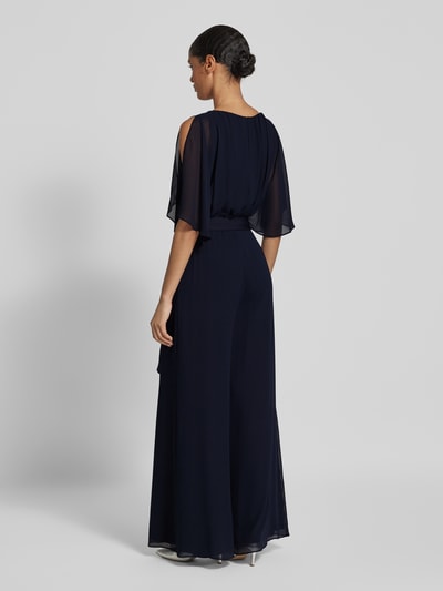 Vera Mont Jumpsuit met strikceintuur Donkerblauw - 5