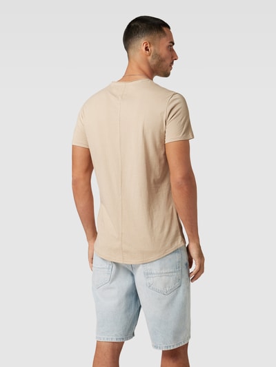 Tommy Jeans T-Shirt mit Label-Stitching Sand 5