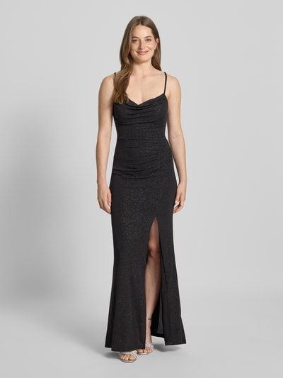 Jake*s Cocktail Abendkleid mit Gehschlitz Black 4
