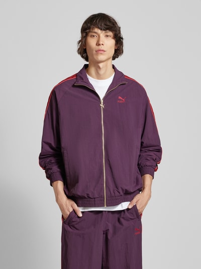 PUMA PERFORMANCE Trainingsjacke mit Label-Print Modell 'PLAY.PARIS' Purple 4