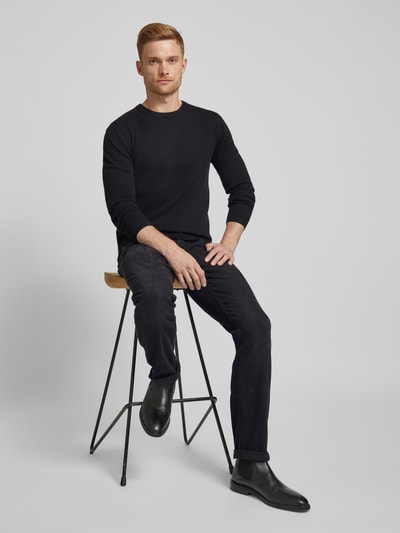 Brax Regular fit jeans in 5-pocketmodel, model 'CHUCK' Zwart - 1