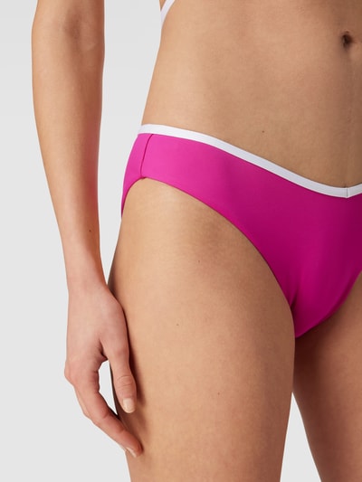 Guess Figi bikini z elastycznym pasem model ‘SPORTY CHIC’ Mocnoróżowy 3