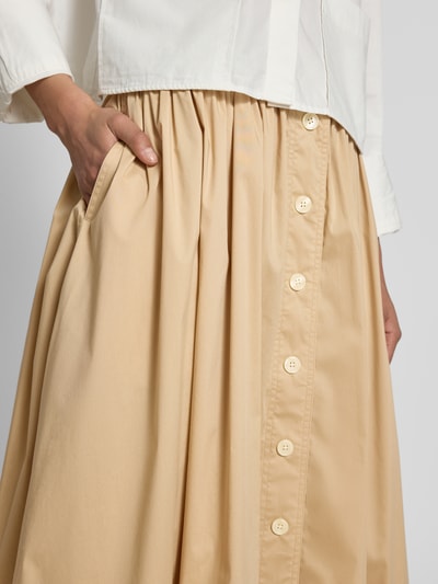 Lauren Ralph Lauren Midirock mit Knopfleiste Sand 3