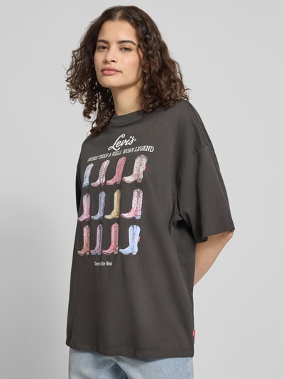 Levi's® Loose Fit T-Shirt aus reiner Baumwolle Black 3
