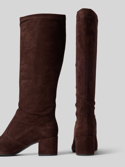 Högl Stiefel aus echtem Veloursleder Dunkelbraun 2
