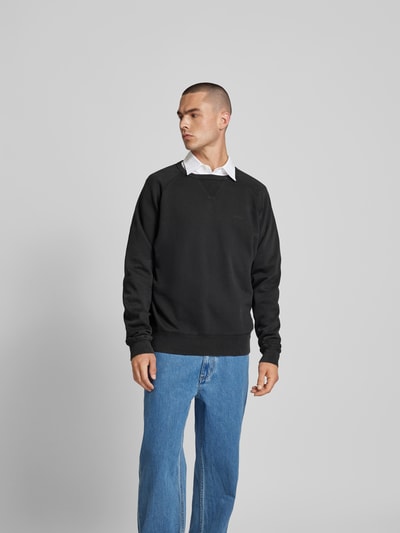 Closed Sweatshirt mit gerippten Abschlüssen Black 4