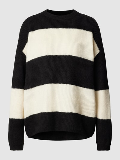 Vero Moda Strickpullover mit Blockstreifen Black 2