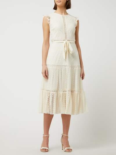 Paradi Cocktailkleid aus Spitze Offwhite 1