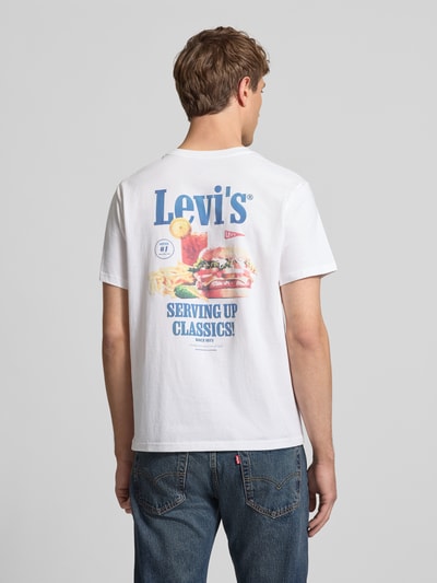 Levi's® Relaxed Fit T-Shirt aus reiner Baumwolle Weiss 5