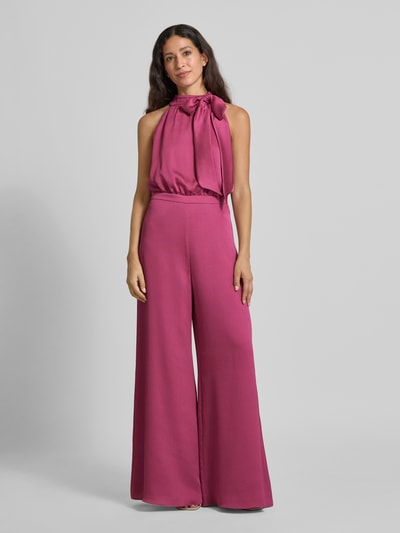Swing Jumpsuit met opstaande kraag Felroze - 4