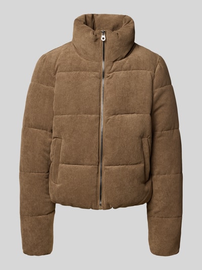 Only Boxy Fit Steppjacke aus Cord Modell 'NEWDOLLY' Taupe 2