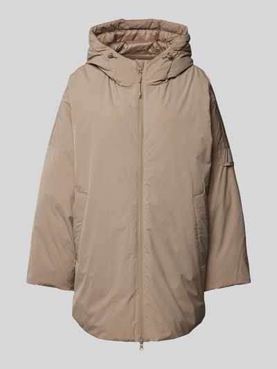 MaxMara Leisure Jacke mit Leistentaschen Modell 'CAPSULA' Taupe 2