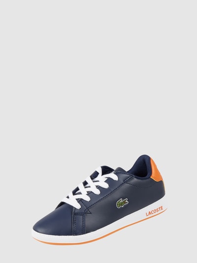 Lacoste Sneaker in Leder-Optik Modell 'Graduate' Marineblau 1