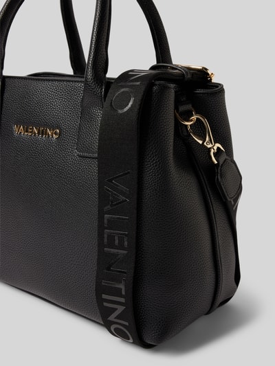 VALENTINO BAGS Torebka z aplikacją z logo model ‘NEVER’ Czarny 2