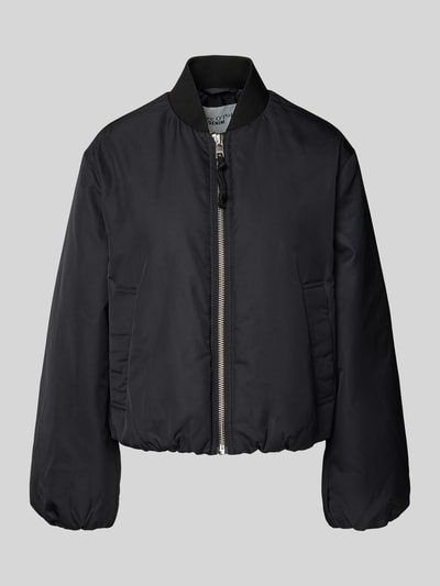 Marc O'Polo Denim Regular fit blouson met ballonmouwen Zwart - 2