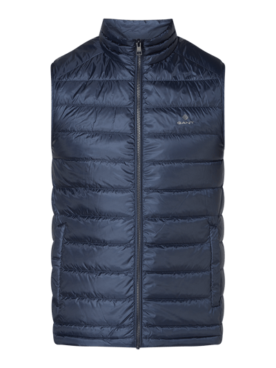 Gant Lichte bodywarmer met opstaande kraag Marineblauw - 2