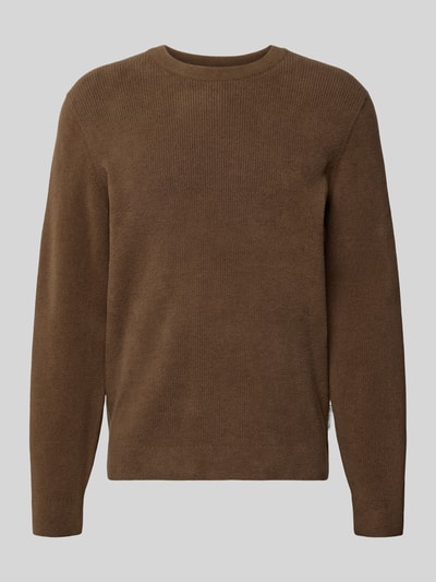 Marc O'Polo Denim Regular fit pullover met katoen Taupe - 2