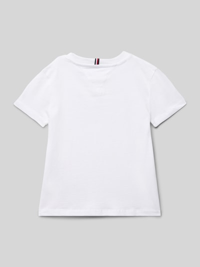 Tommy Hilfiger Kids T-Shirt mit Label-Print Weiss 3