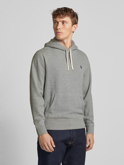 Polo Ralph Lauren Hoodie mit Label-Stitching Hellgrau 4