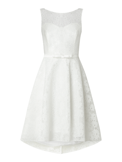 TROYDEN COLLECTION Cocktailjurk van gebloemd kant  Offwhite - 2