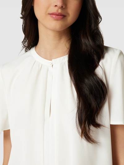 Jake*s Collection Blouse met druppelvormige hals Offwhite - 3