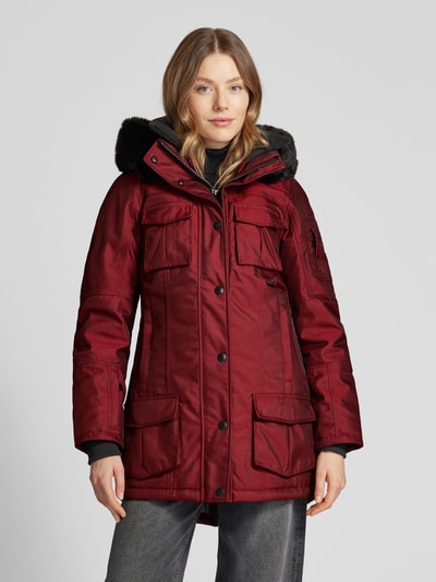 Wellensteyn Shaped Fit Funktionsjacke mit Stehkragen Modell 'SCHNEEZAUBER' Dunkelrot 4