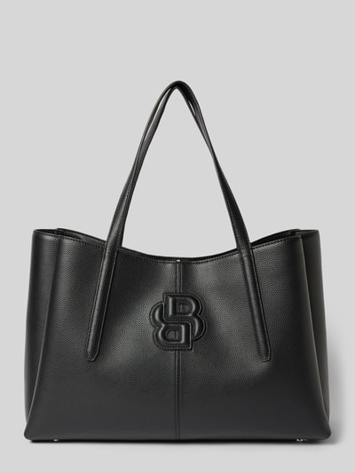 BOSS Shopper met labeldetails, model 'Anett Tote' Zwart - 2