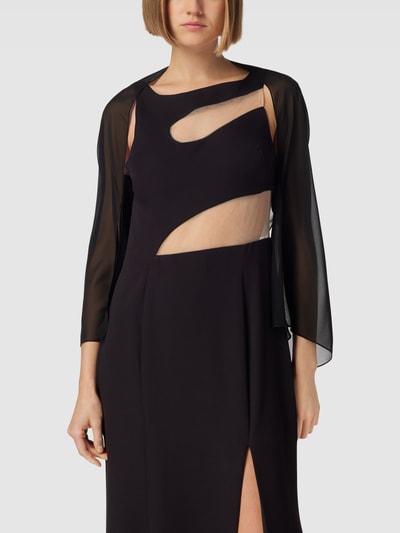 SWING Cocktailjacke im semitransparenten Design Black 4