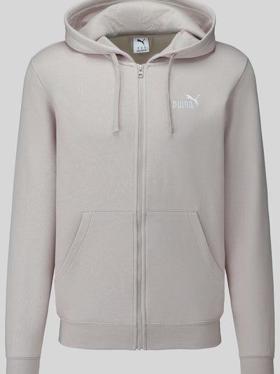 PUMA Performance Regular Fit Sweatjacke aus Baumwoll-Mix Hellgrau 2