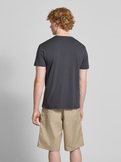 Alpha Industries T-Shirt mit Label-Print Anthrazit 5