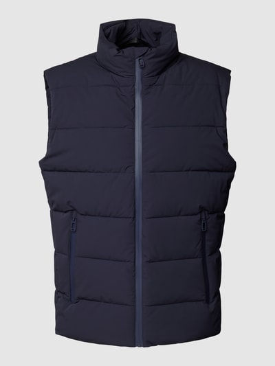 JOOP! Collection Bodywarmer met opstaande kraag, model 'Alix' Marineblauw - 2