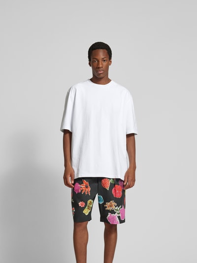 Marni Oversized T-Shirt 1/2-Ärmel Offwhite 4