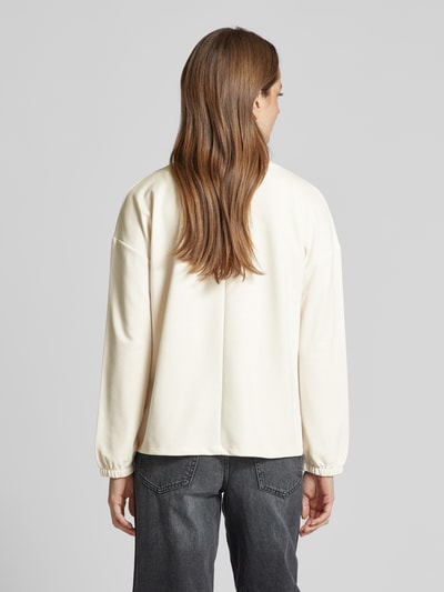 Street One Longsleeve mit Statement-Stitching Offwhite 5