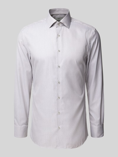 ETERNA Slim Fit Business-Hemd mit Kentkragen Sand 2