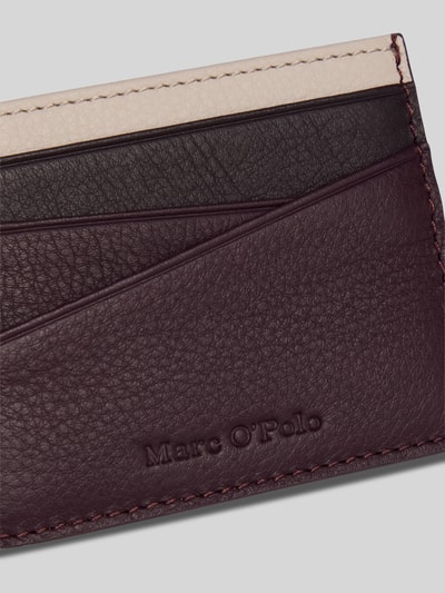 Marc O'Polo Etui na karty ze skóry bydlęcej nappa z przegródkami na karty Średniobrązowy 4