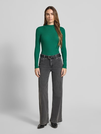 Armedangels Slim fit pullover van puur katoen, model 'ALAANIA' Groen - 1